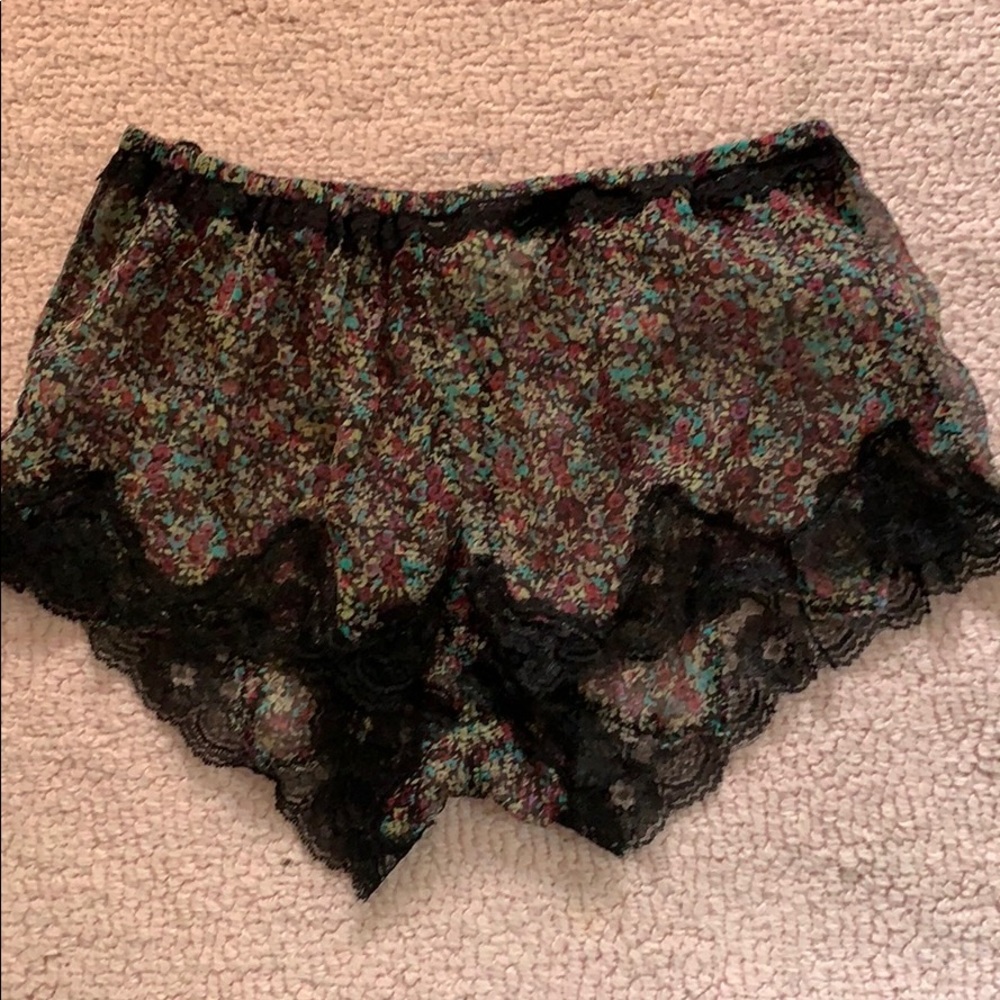 Free People sheer cover up shorts XS